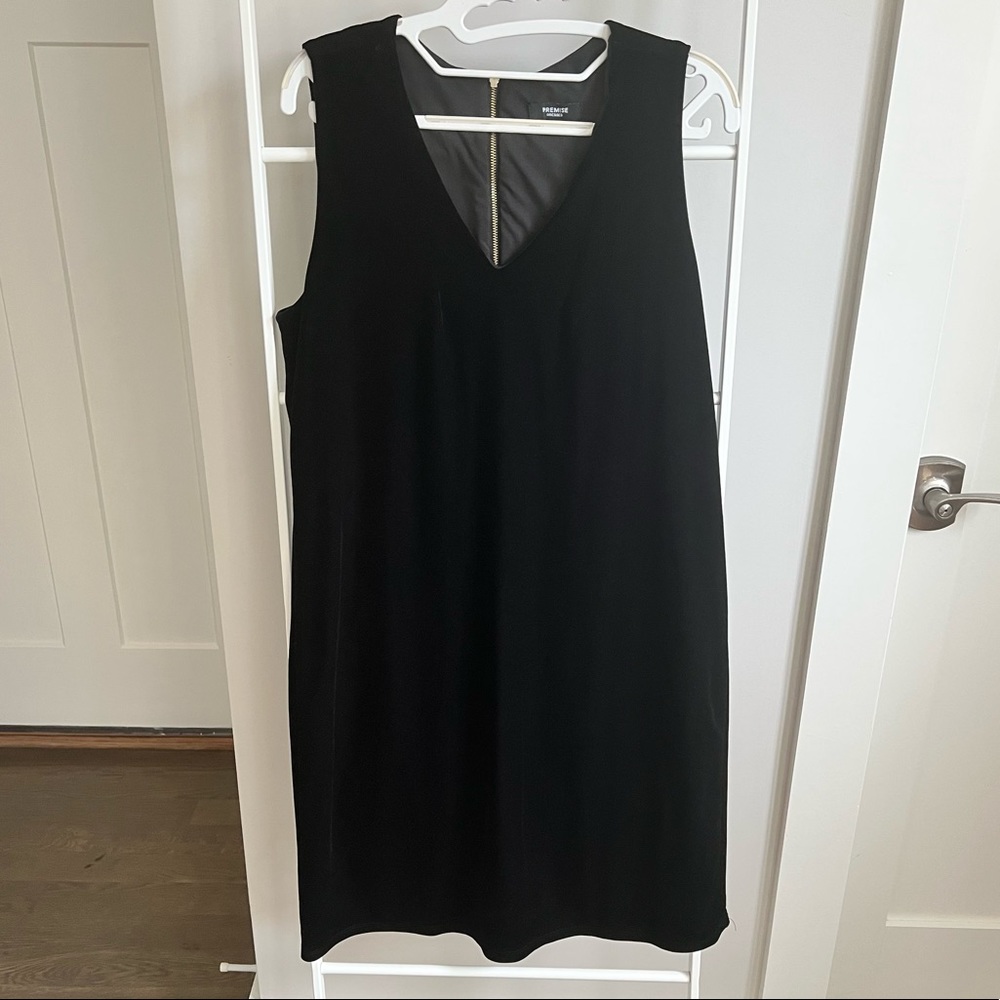 Premise: Black Velvet Dress - Size L